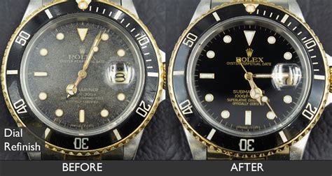 rolex dial refinishing uk|replacement dial for rolex.